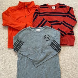 Boys 3 piece Long Sleeve Bundle Sz M 10-12